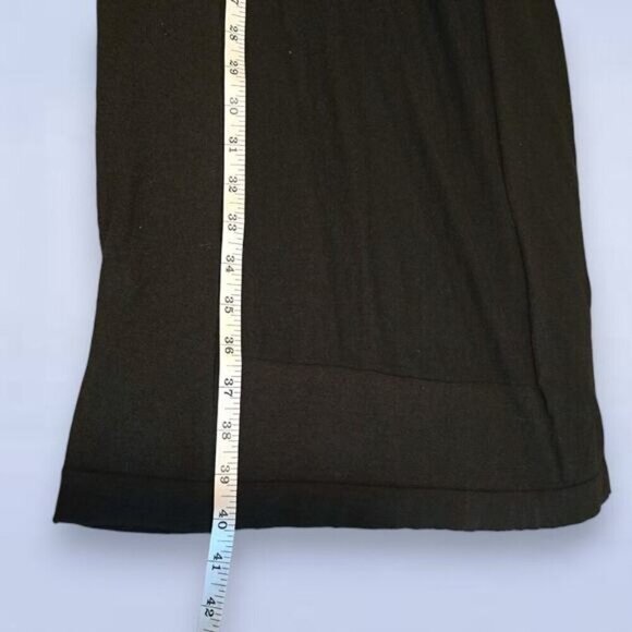 Black Goat Cashmere | Cashmere Silk Blend Long Sleeve Black Dress - Size Large - Picture 9 of 9